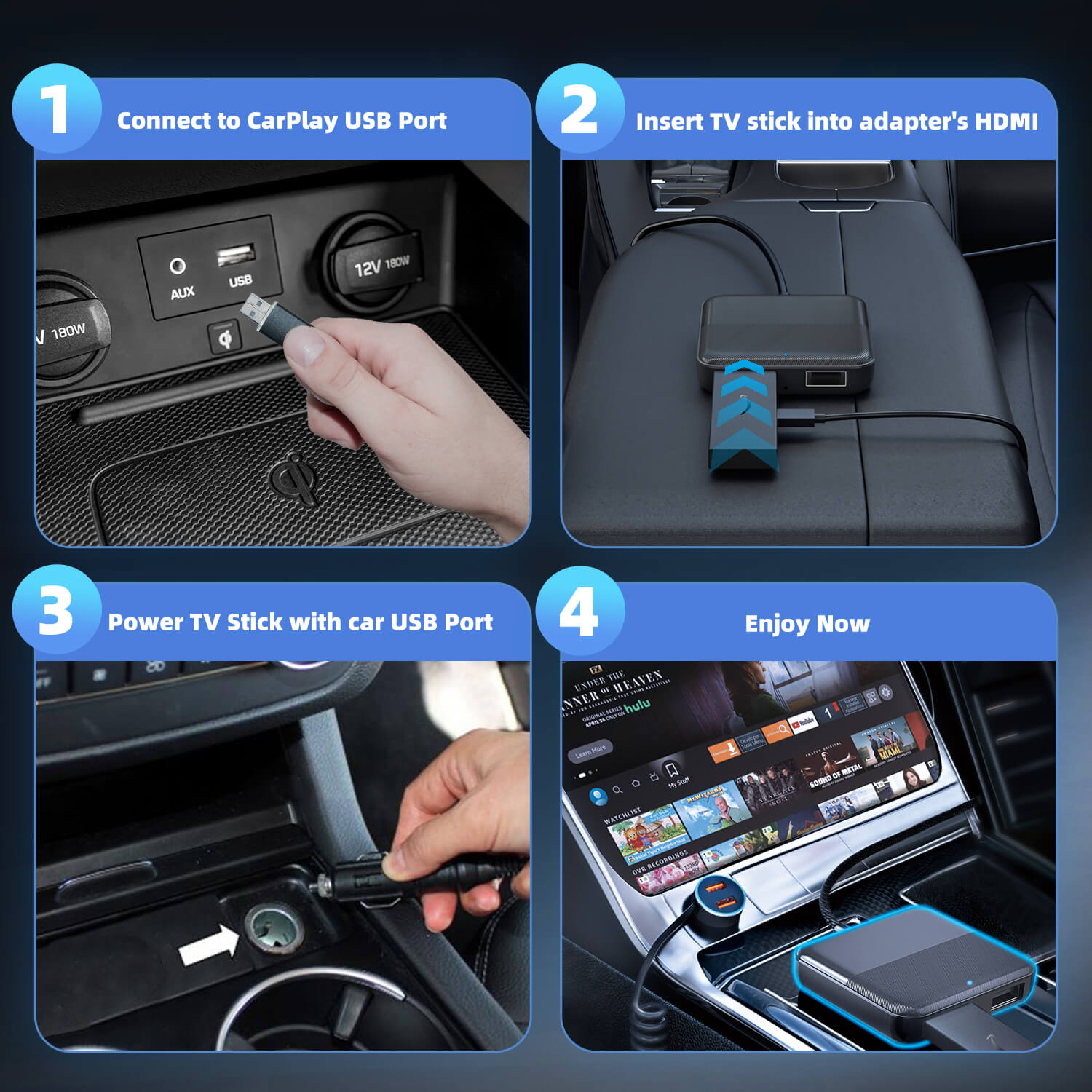 Car TV Mate - Auto TV-converter voor Fire TV Stick