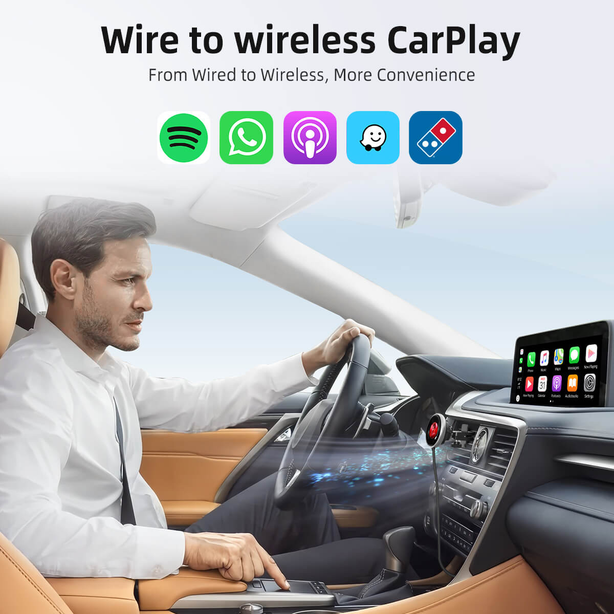 CarPlayClip Wireless Adapter