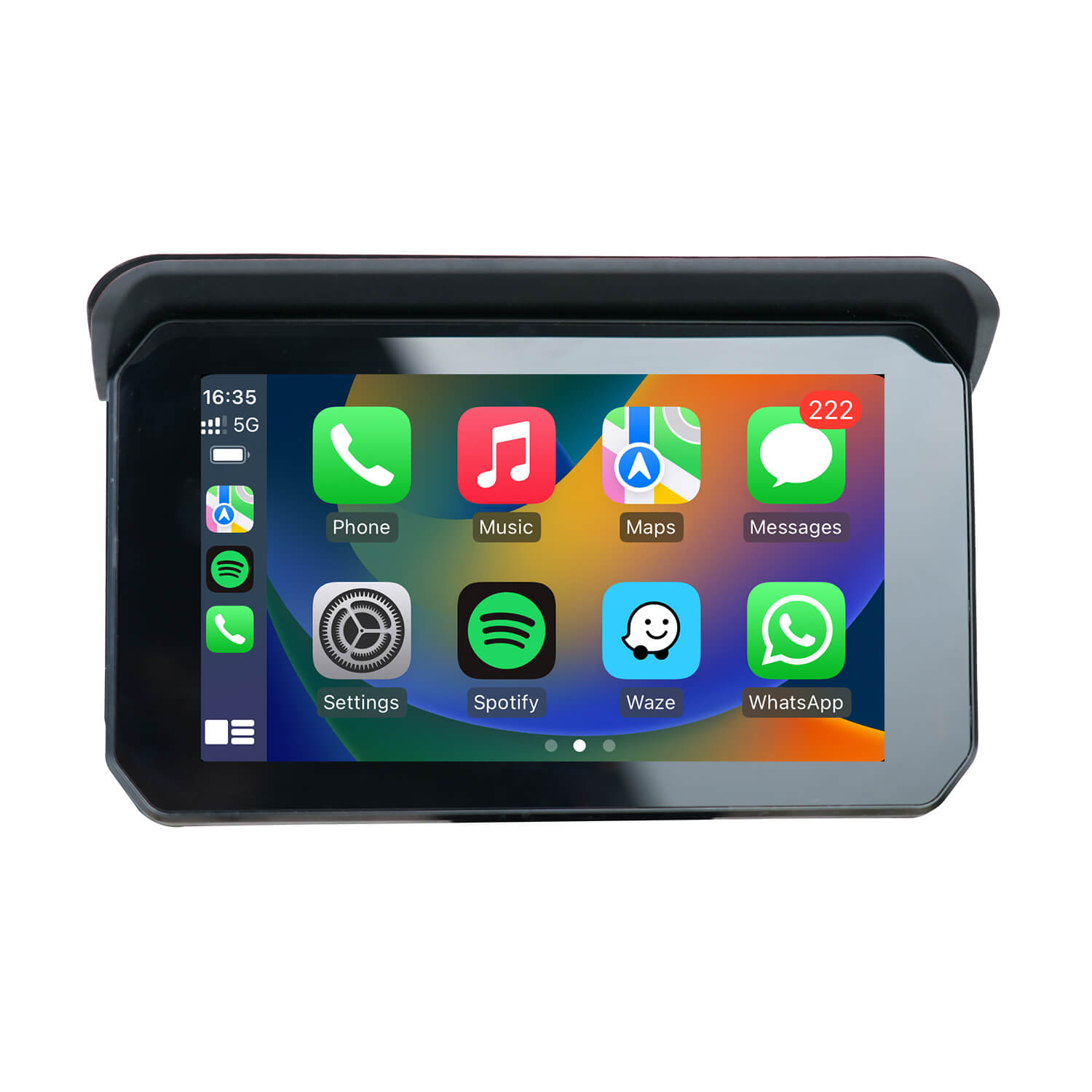 CarPlay Lite C5 SE draagbare motorfiets GPS Draadloos CarPlay/Android Auto-scherm