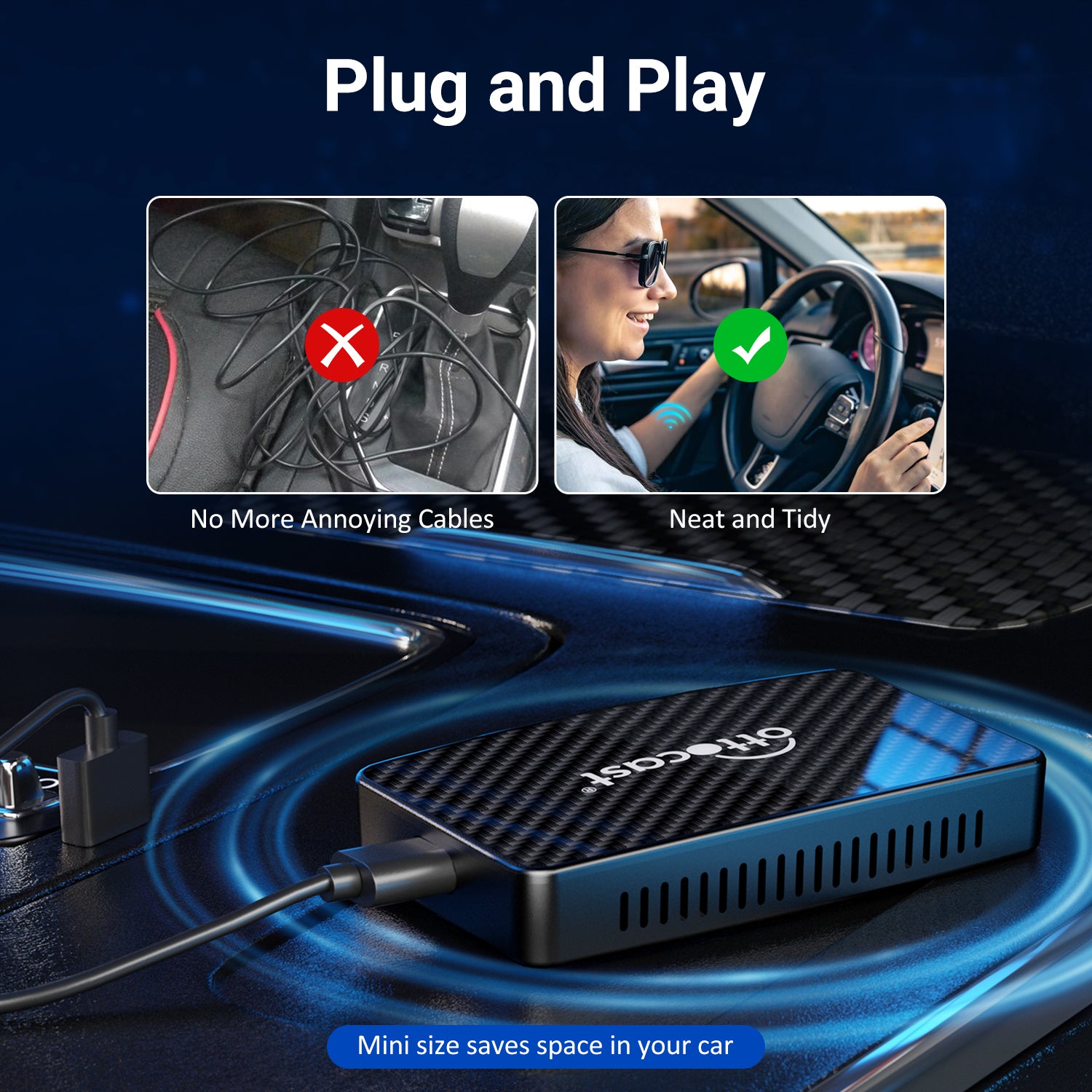 Play2Video Pro Built-in Netflix, YouTube, IPTV, wireless CarPlay/Android auto