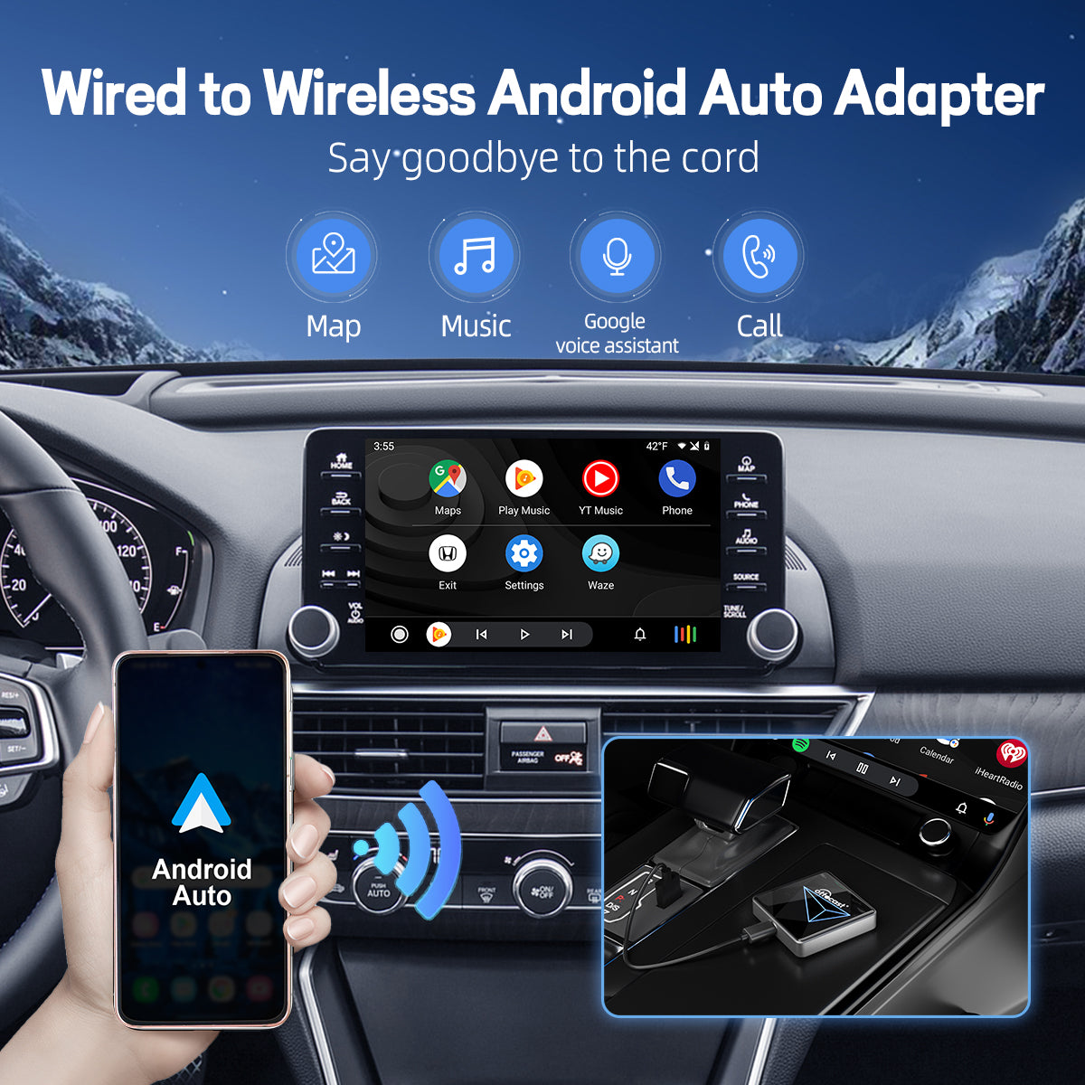 A2Air Pro Wireless Android Auto Adapter