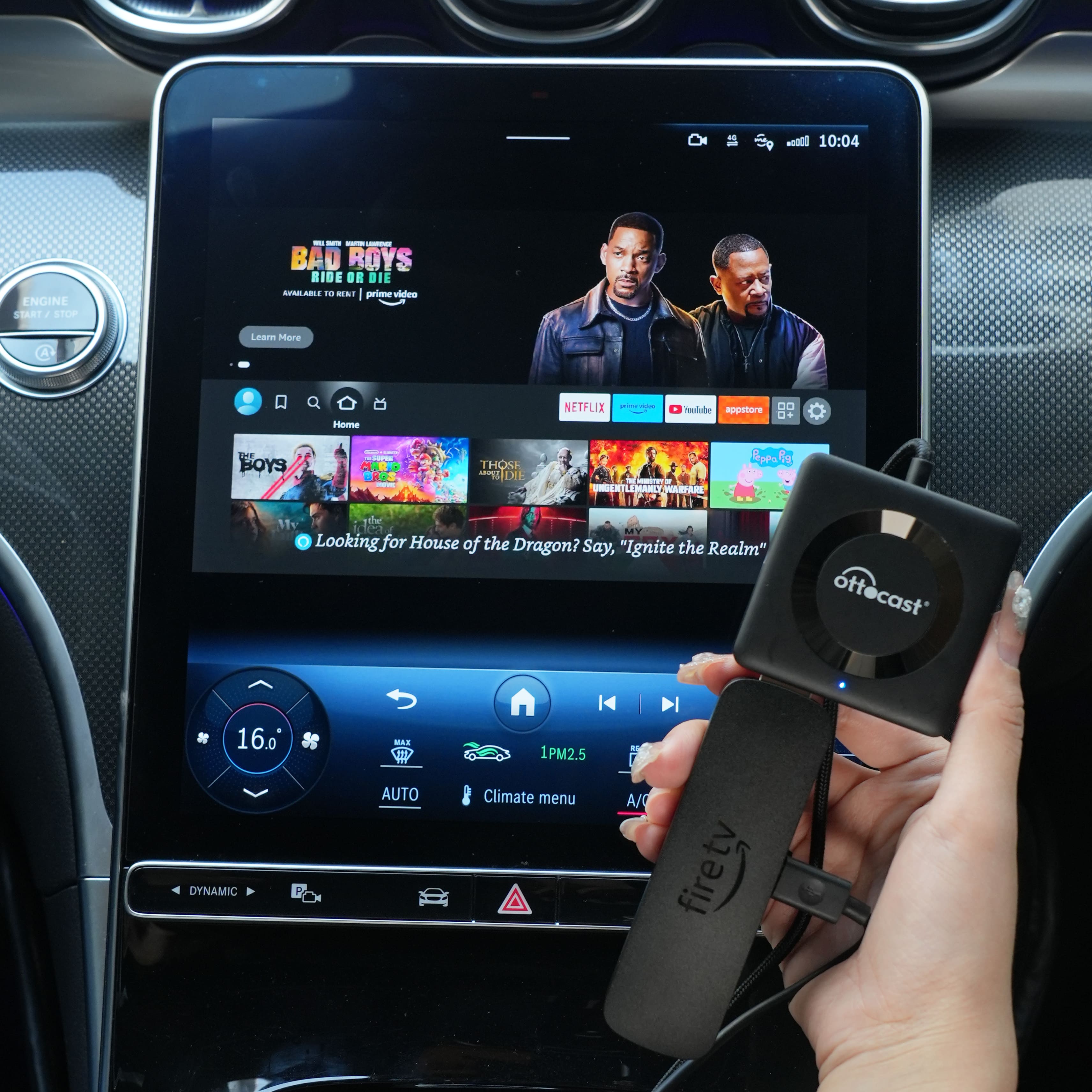 Car TV Mate Pro--Use a TV stick/HDMI to connect your phone and mirror any app