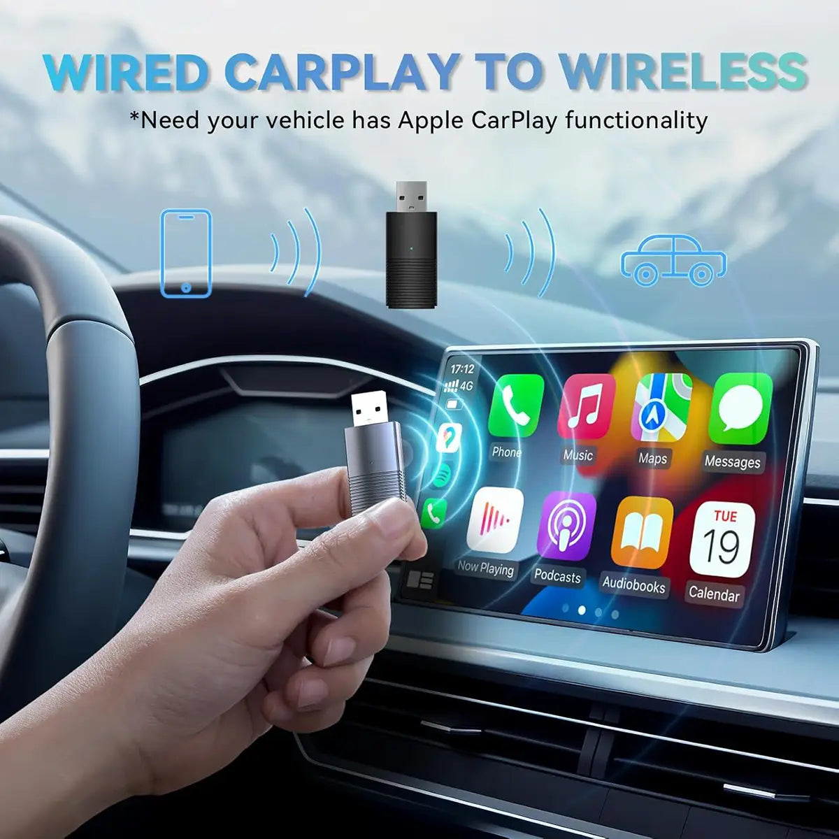 2024 NEW Mini Wireless CarPlay Adapter